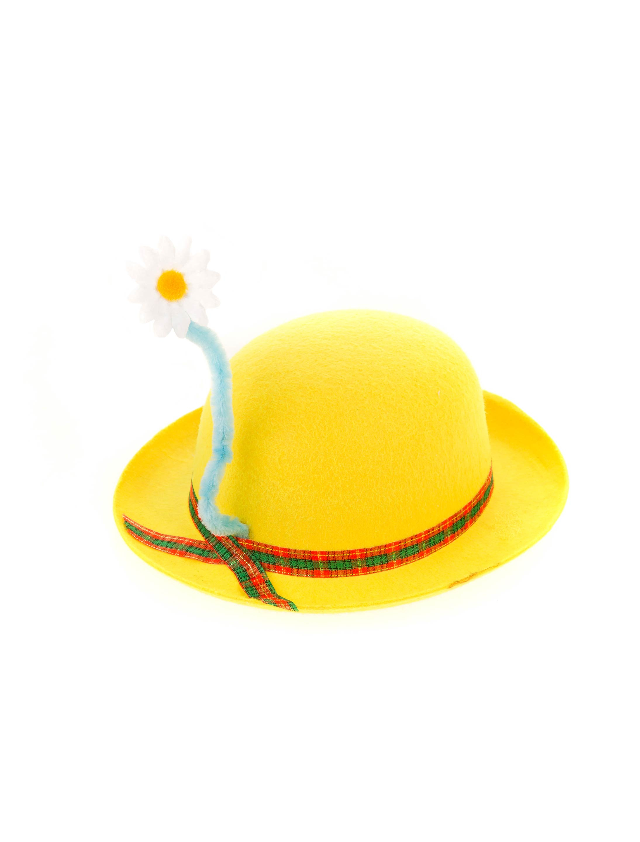Kostümzubehör Midi Melone mit Blume an Draht gelb one size