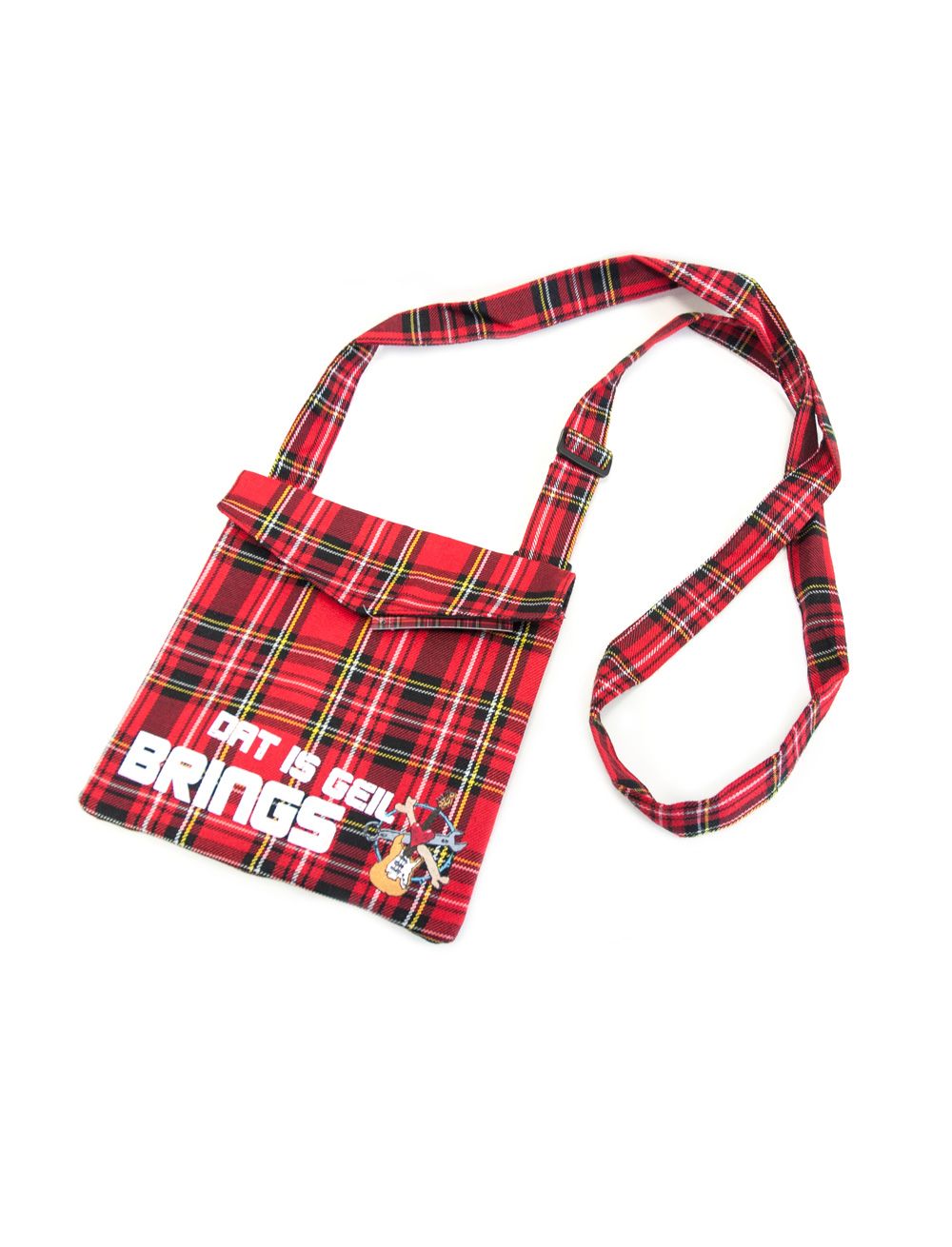 Kostümzubehör Tasche Brings Farbe: schottenkaro