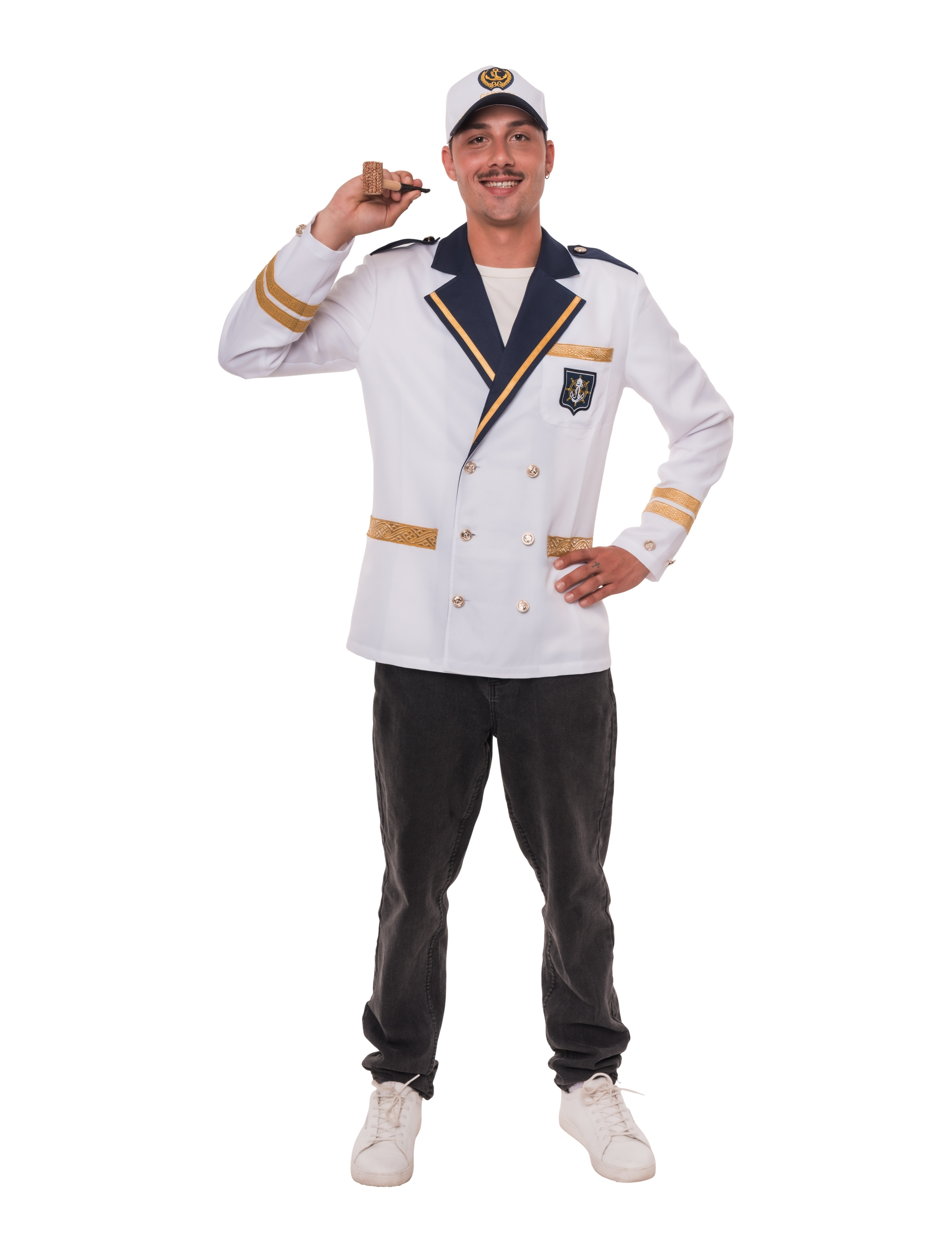 Sakko Kapitän Herren weiß XL