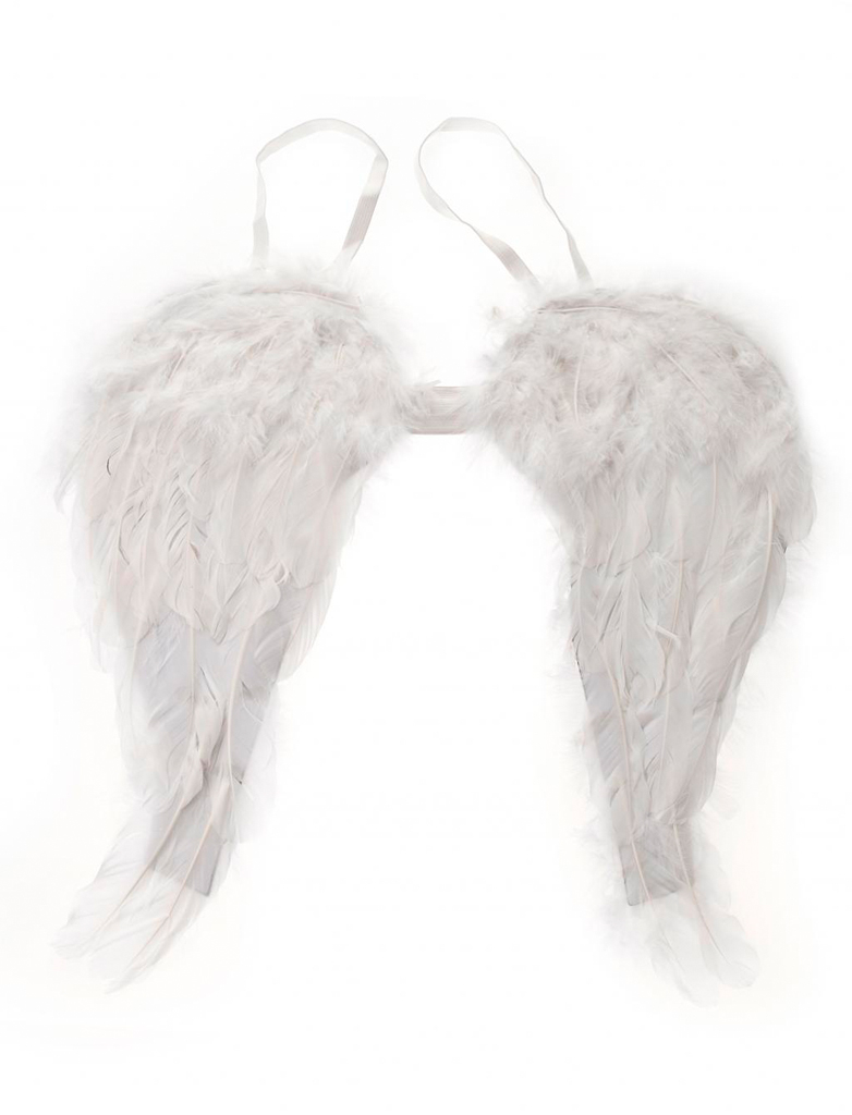 Kostümzubehör Engelsflügel klein 41x40cm weiß