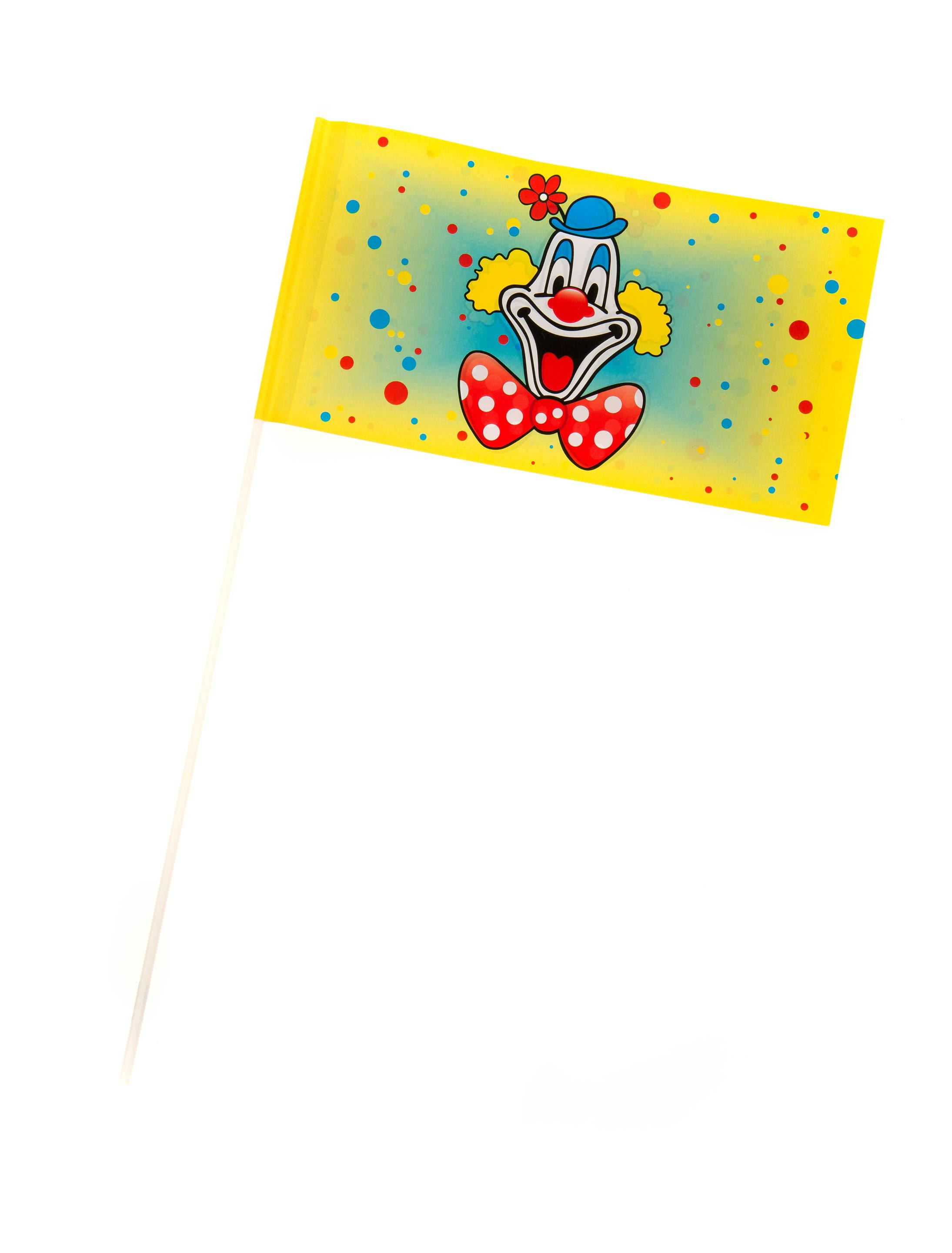 Papierfähnchen Deiters Clown Farbe: bunt