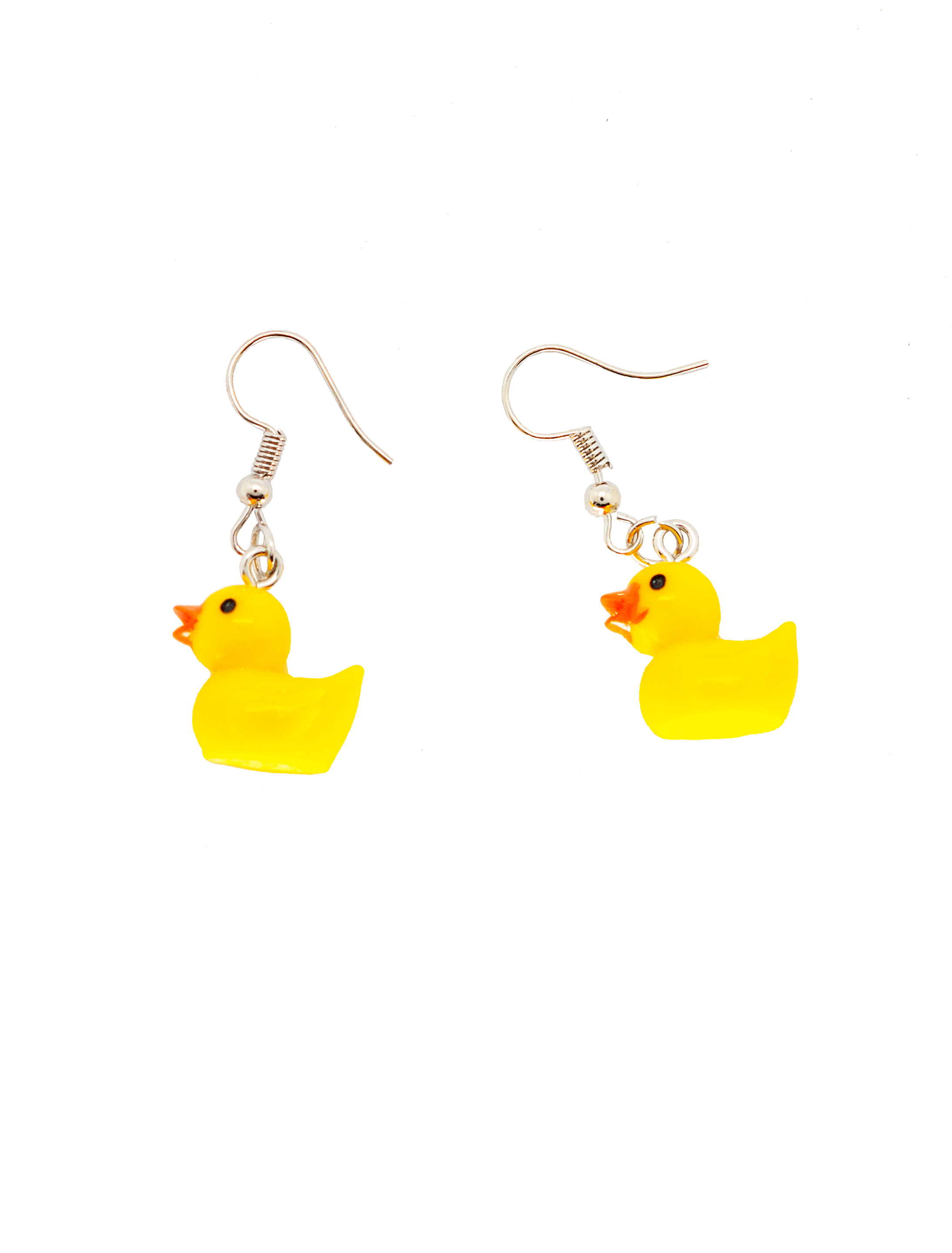 Kostümzubehör Ohrringe Entchen Farbe: gelb