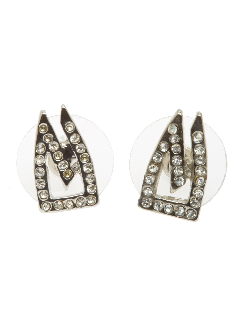 Kostümzubehör Ohrstecker Kölner Dom silber