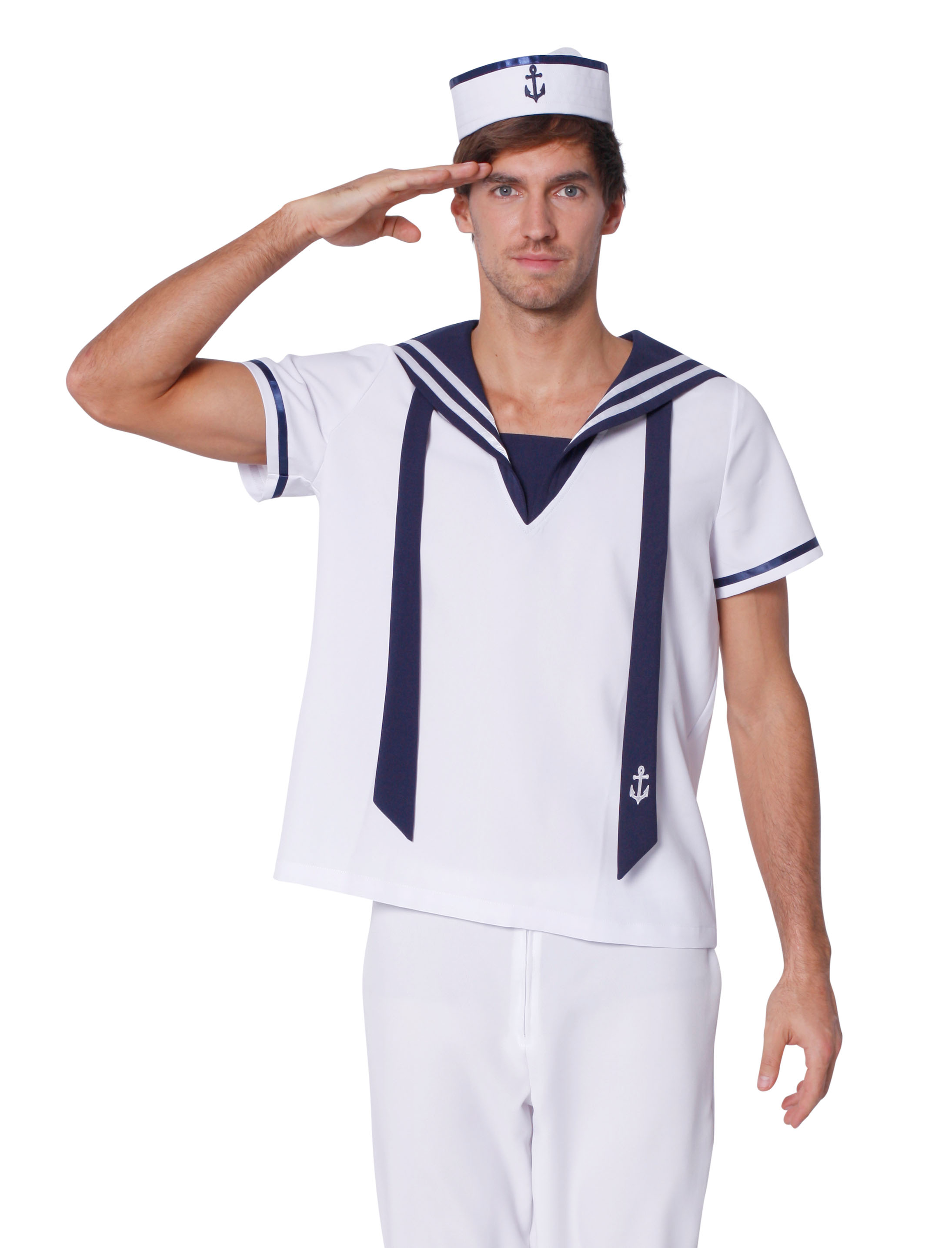 T-Shirt Seemann weiß 4XL/5XL