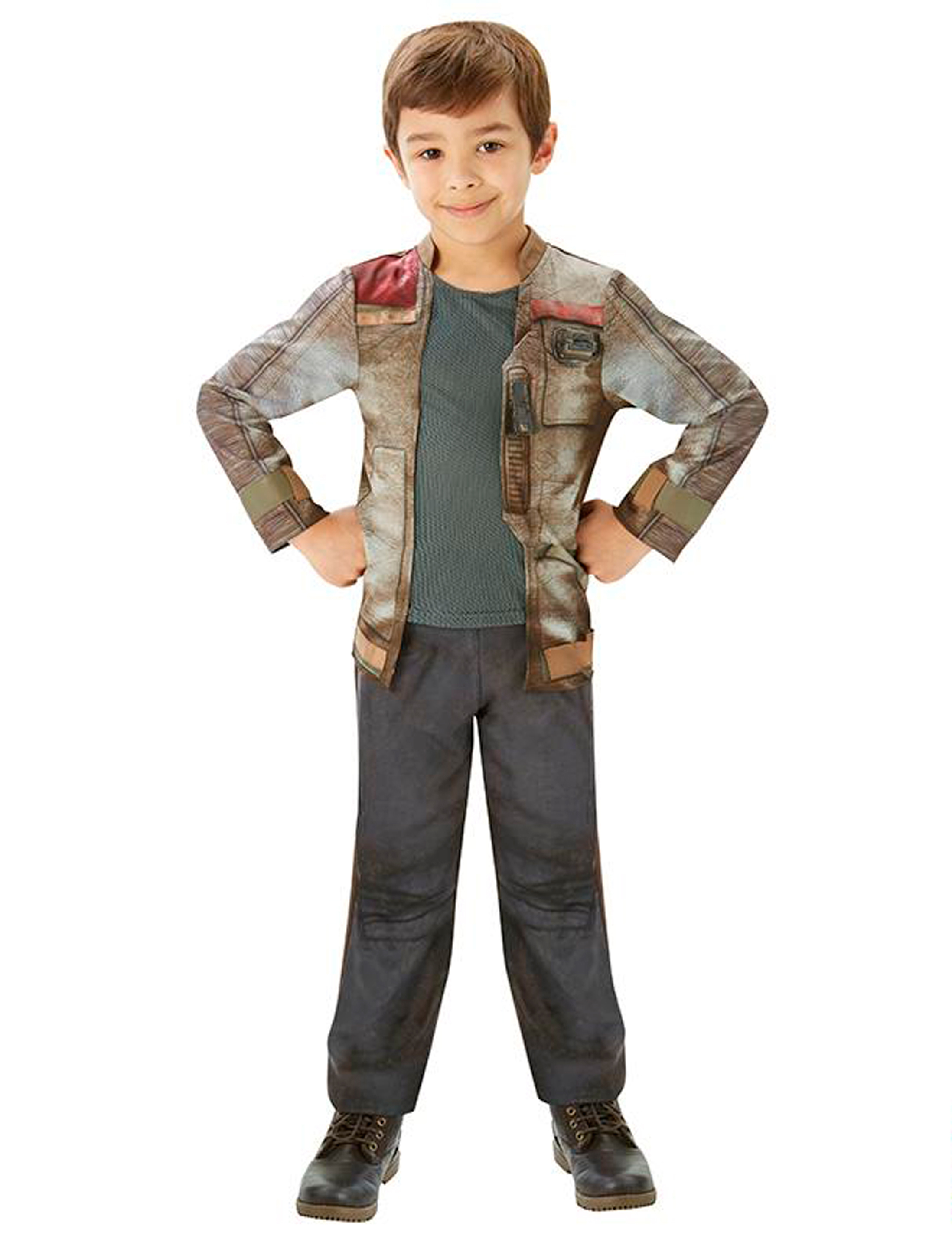 Finn Star Wars VII de luxe Kinder 3-tlg. braun L