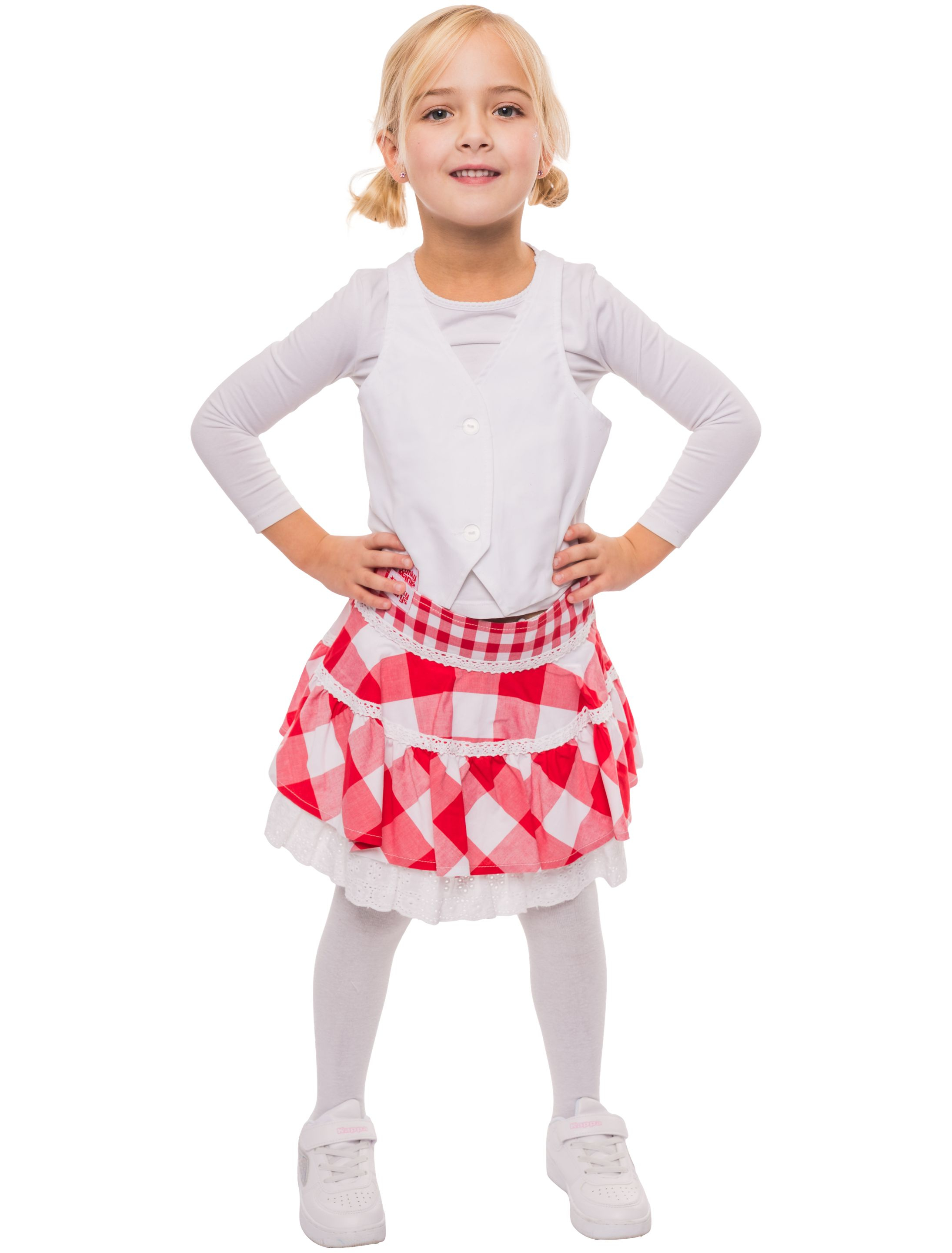 Weste Funky Marys Kinder Mädchen weiß-140