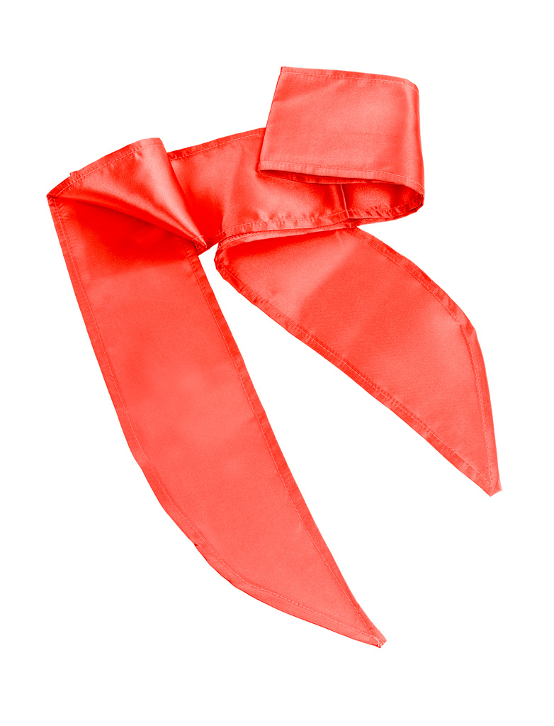 Kostümzubehör Haarband Satin Damen rot