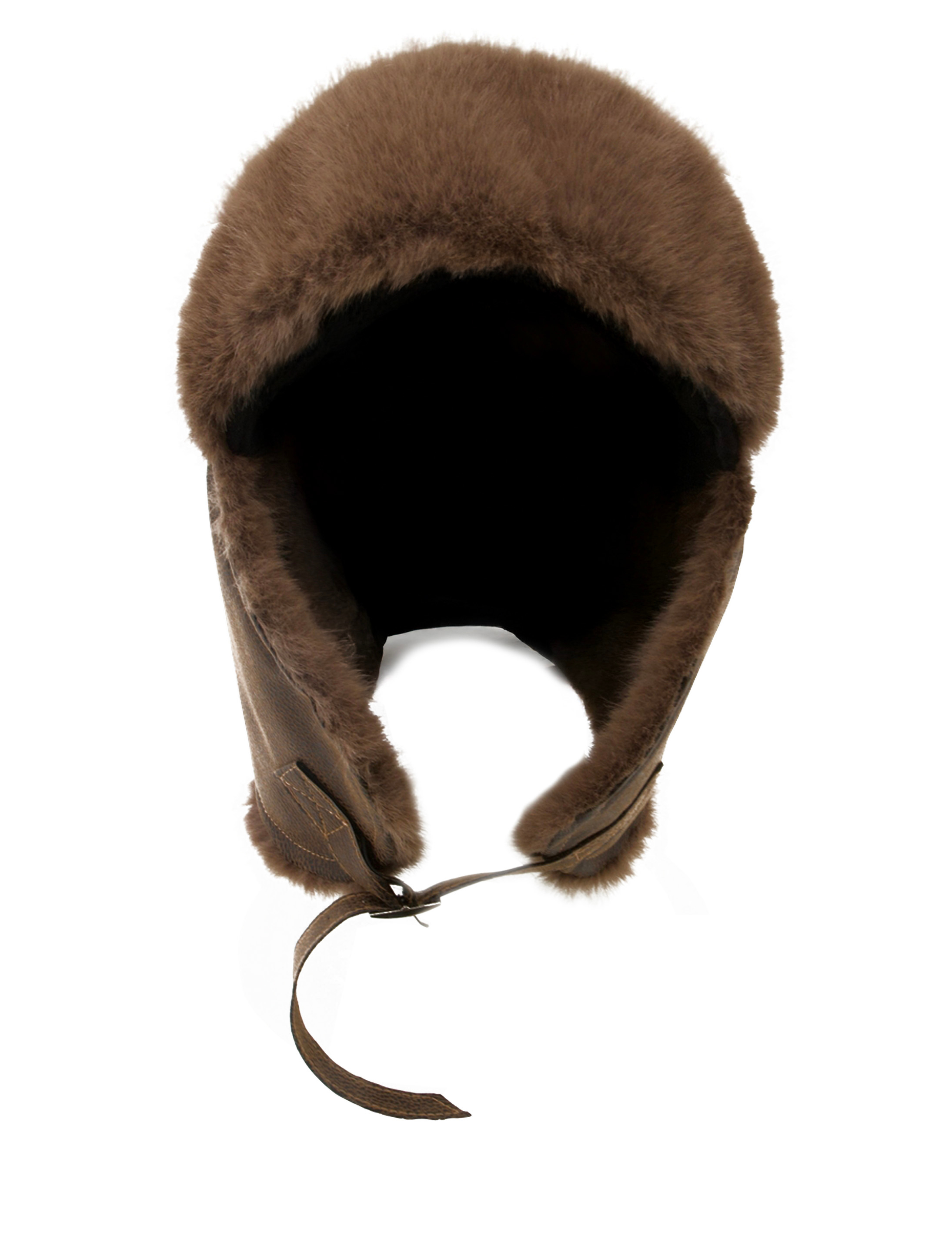 Kostümzubehör Mütze Pilot braun one size