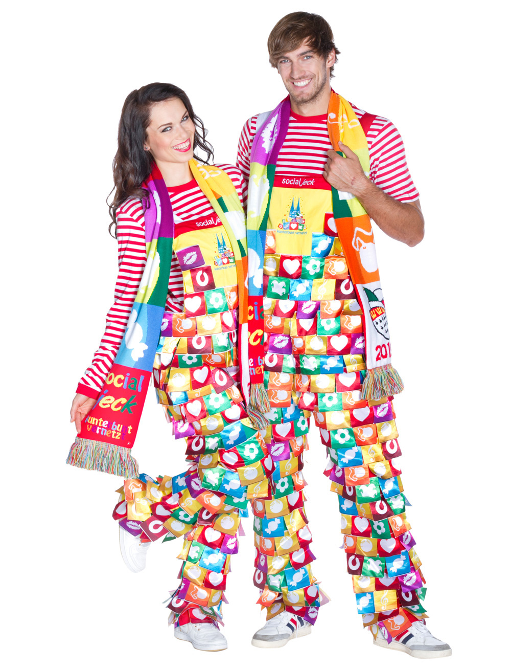 Motto-Latzhose 2015 mit Lappen XXS Farbe: