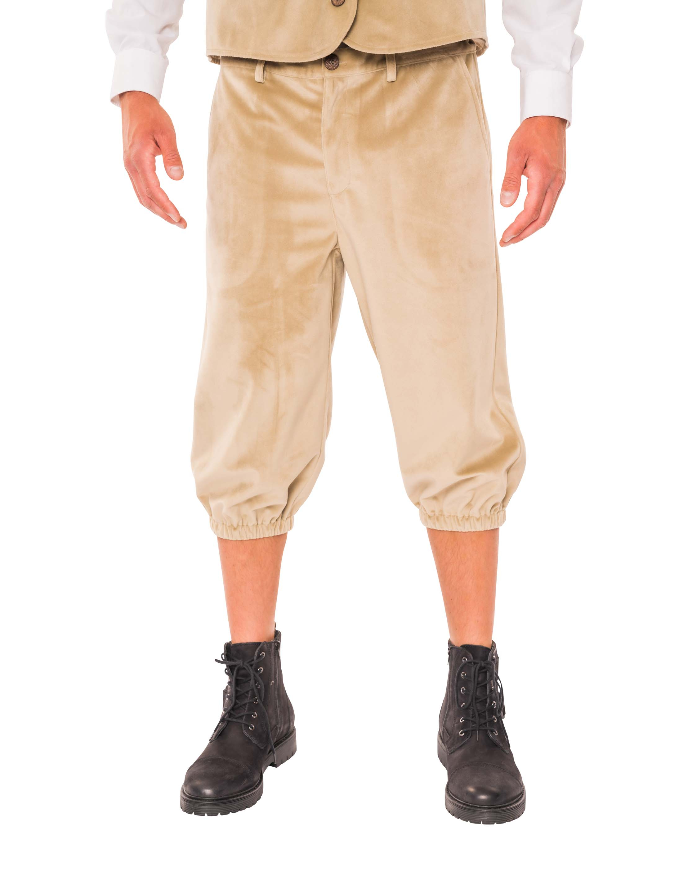 Kniebundhose Herren grau S
