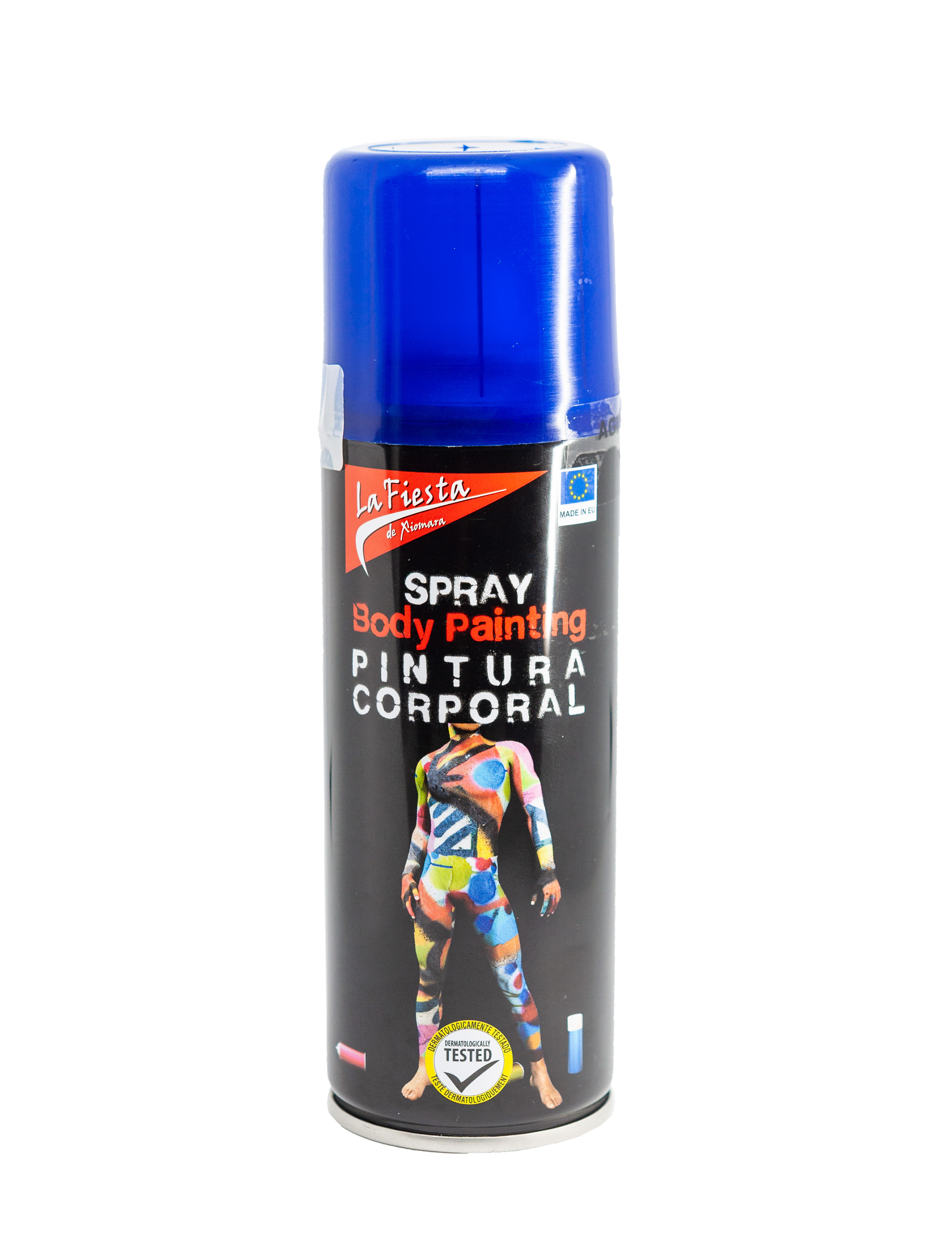 Bodyspray 200ml blau Schminke für Karneval & Fasching