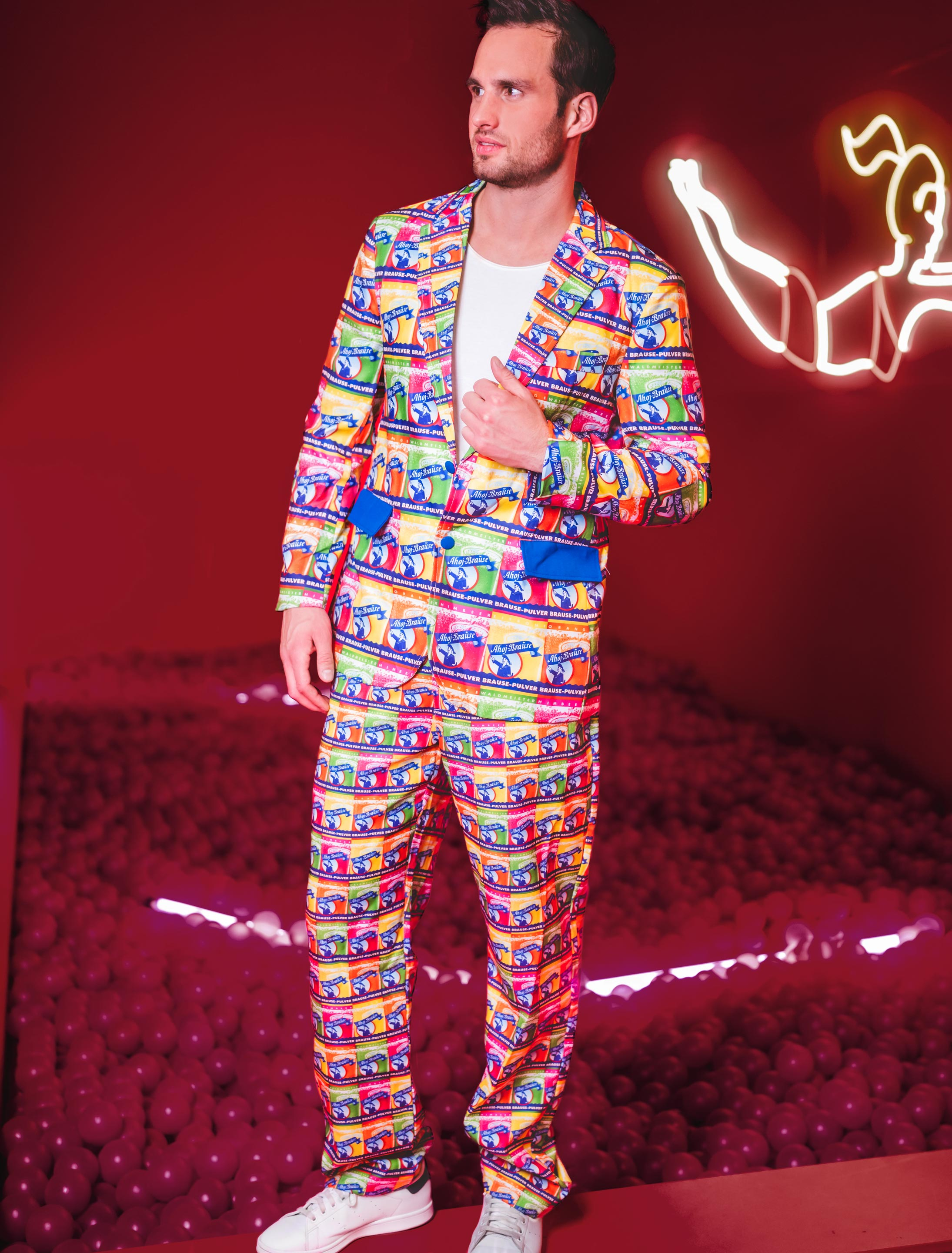 Hose Ahoj-Brause mehrfarbig L