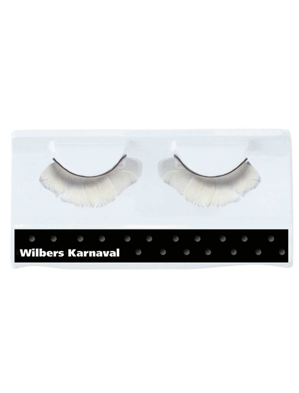 Wimpern Federn weiß