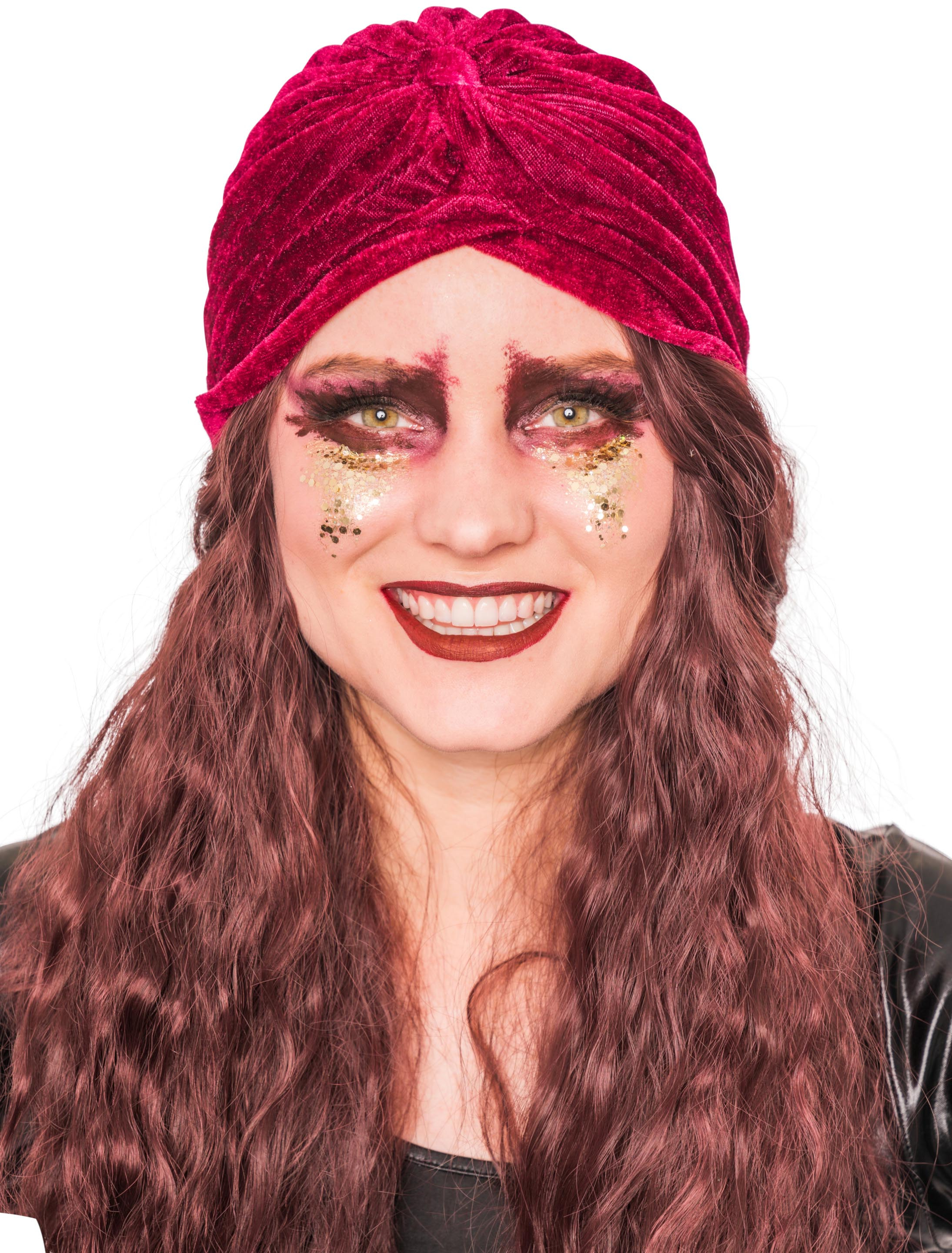 Kostümzubehör Turban rot one size