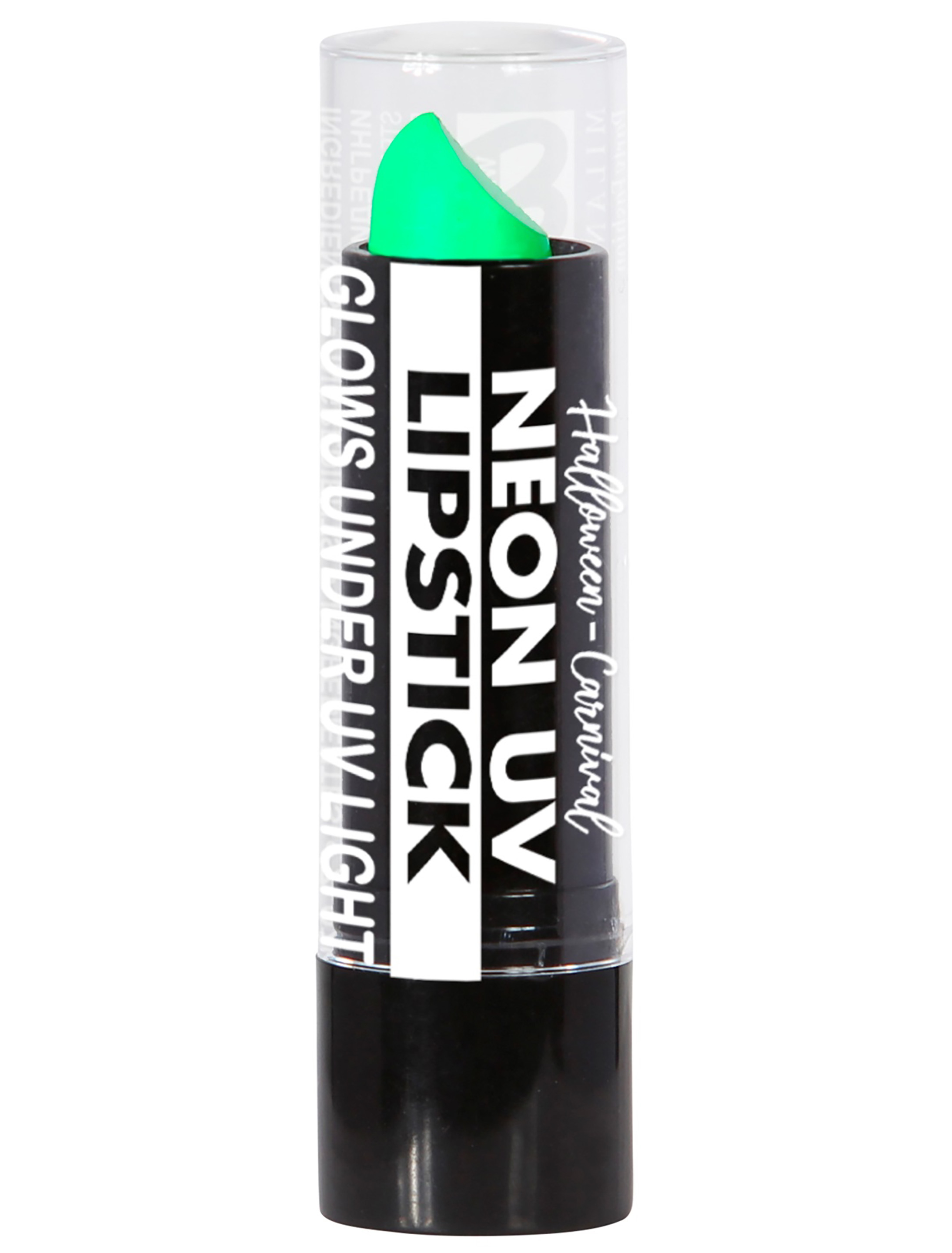 Lippenstift UV 6ml neongrün Schminke für Karneval & Fasching