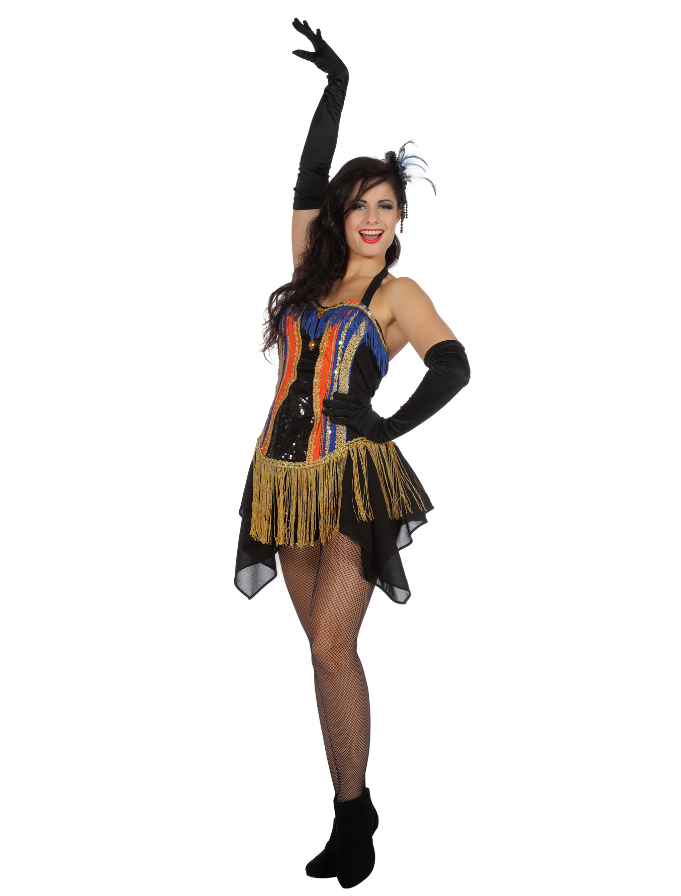 Corsagenkleid deluxe Damen bunt 44 Farbe: bunt