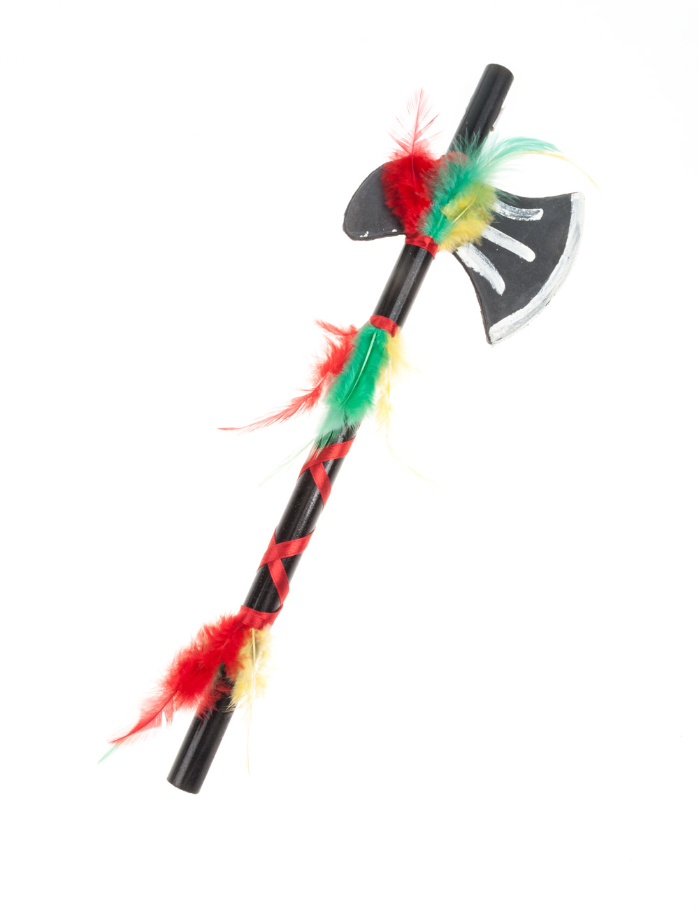 Kostümzubehör Axt Indianer de luxe Farbe: mehrfarbig