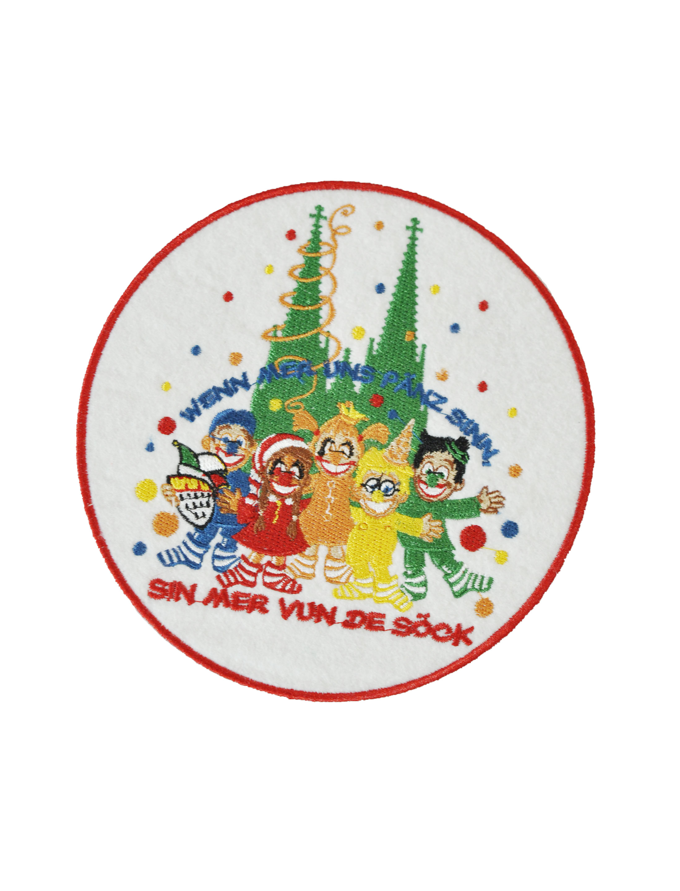 Bügelpatch Motto 2016/2017 15cm Farbe: mehrfarbig