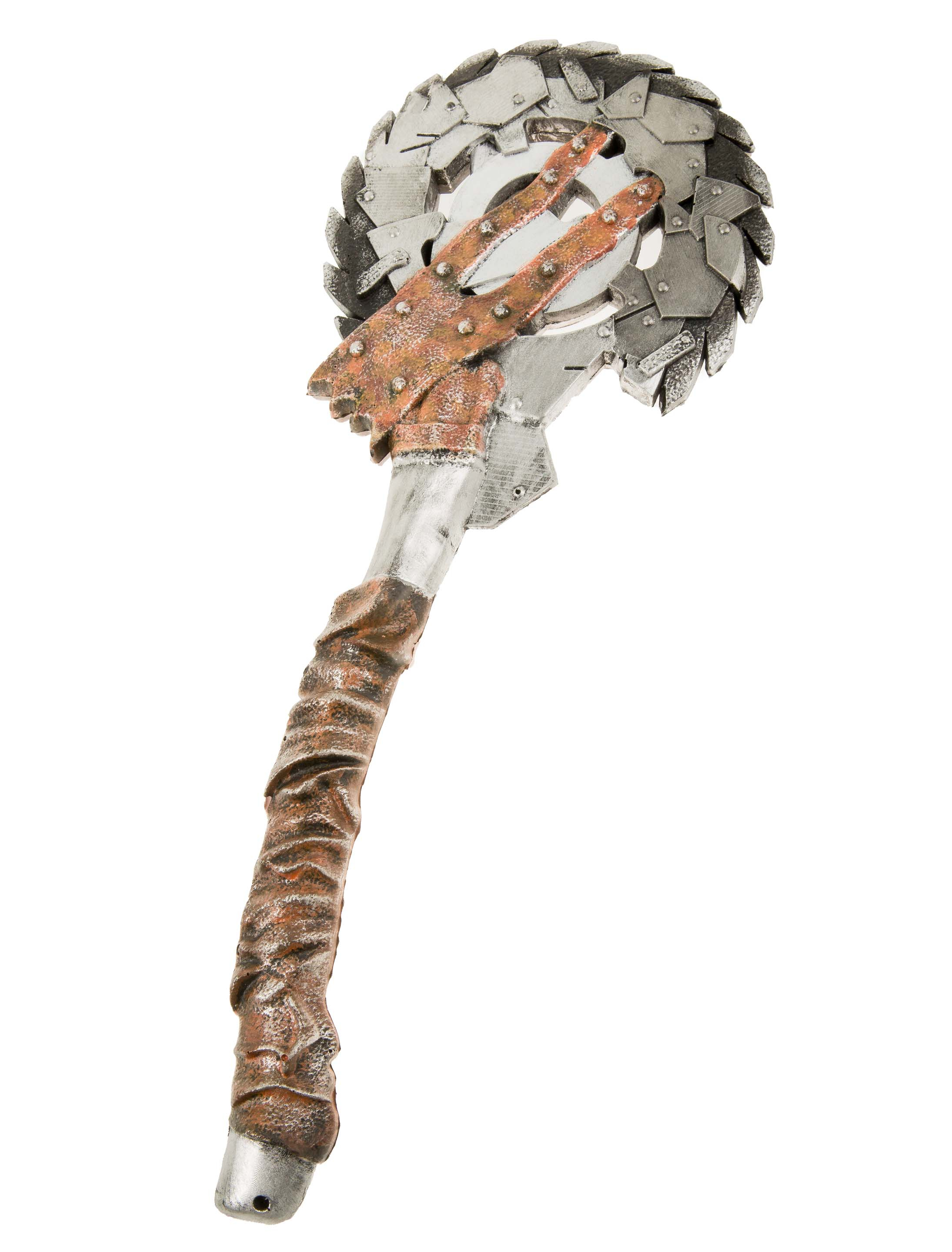 Kostümzubehör Axt rund gezackt Farbe: silber