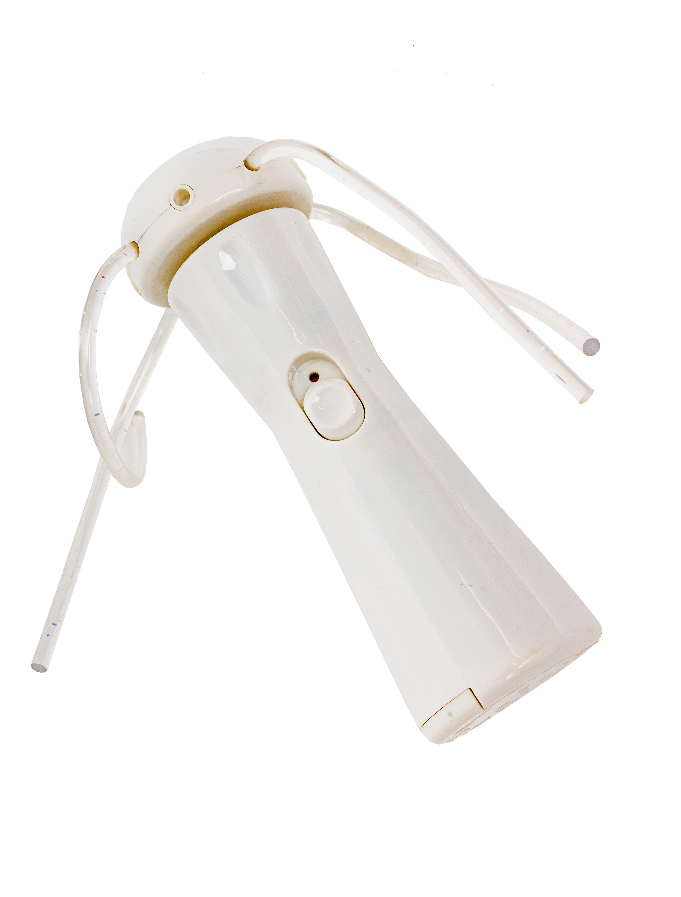 Kostümzubehör LED Blink Wirbler weiß