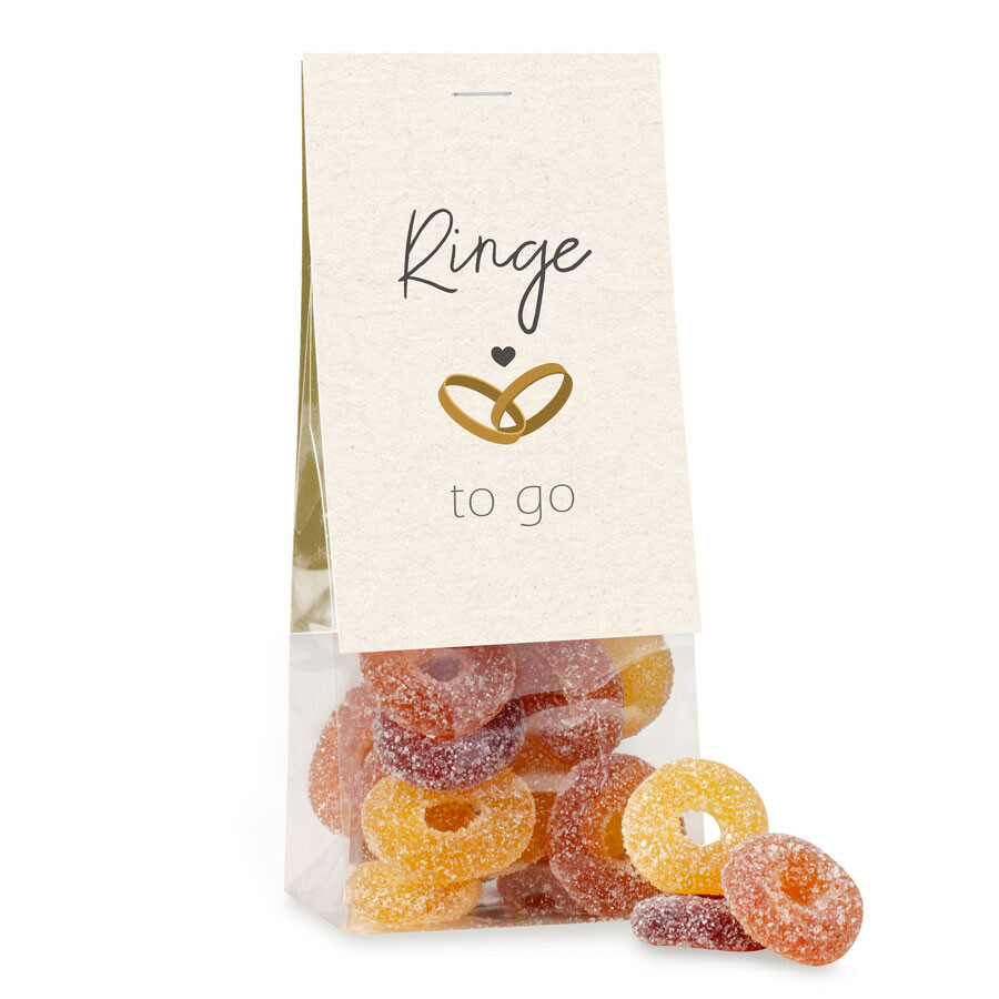 Hochzeit Gastgeschenk 30 STueCK 'Ringe 2 go'