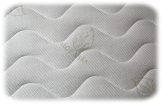 Aloe-Vera Bezug für Matratzen & Auflagen 90 x 220 cm (Sonderlänge) 5-8 cm