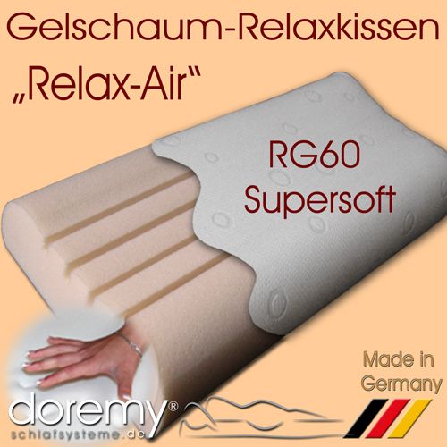 Gelschaum Kissen - Relaxkissen mit Medical-Bezug