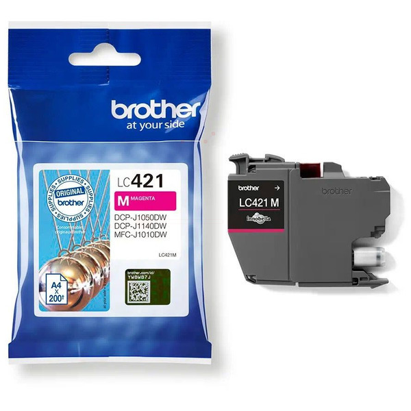 Original Brother Tinte LC-421 M / LC-421M magenta für LC-421M