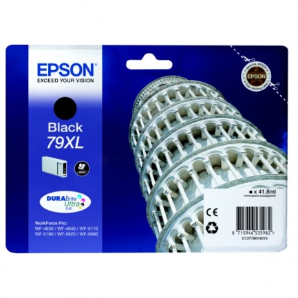 Original Epson Tinte 79XL BK / C13T79014010 schwarz für C13T79014010