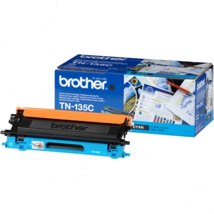 Original Brother TN135C Toner, cyan für TN-135C