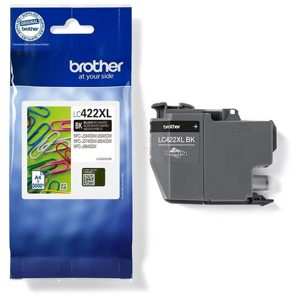 Original Brother LC422XLBK Tinte, schwarz für LC-422XLBK