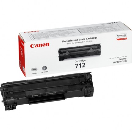 Original Canon Toner 712 BK / 1870B002 schwarz für 1870B002