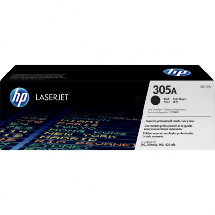 Original HP Toner 305A BK / CE410A schwarz für CE410A