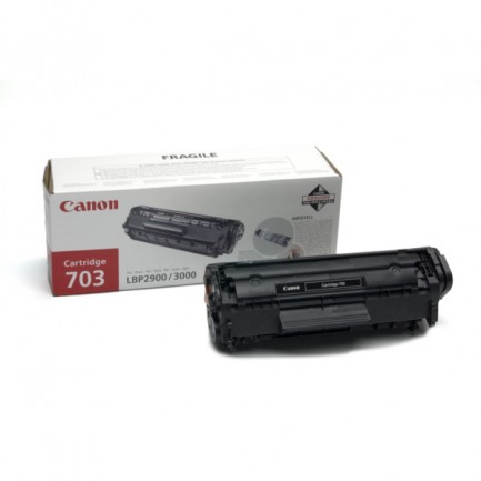 Original Canon Toner 703 BK / 7616A005 schwarz für 7616A005