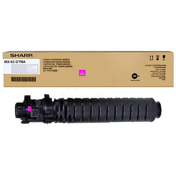 Original Sharp Toner MX-62 GTMA / MX-62GTMA magenta für MX-62GTMA
