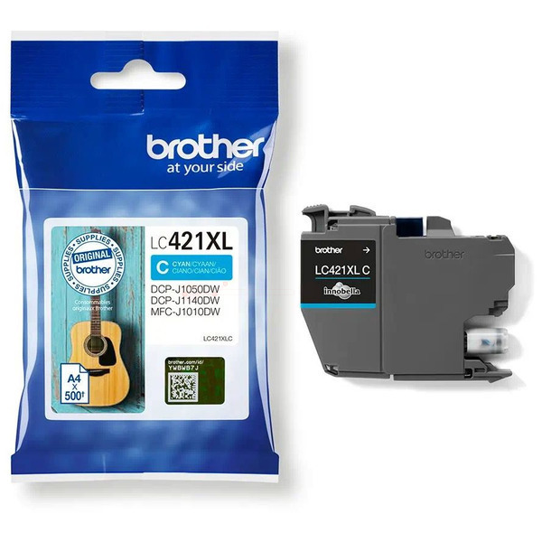 Original Brother Tinte LC-421 XL C / LC-421XLC cyan für LC-421XLC