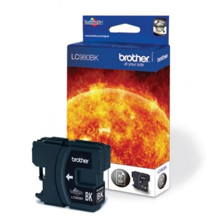Original Brother Tinte LC-980 BK / LC-980BK schwarz für LC-980BK
