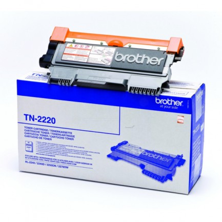 Original Brother Toner TN-2220 BK / TN-2220 schwarz für TN-2220