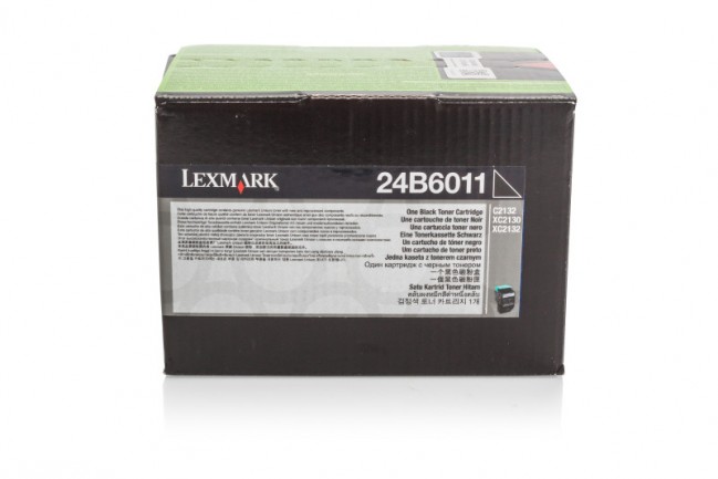 Original Lexmark Toner 24B6011 BK / 24B6011 schwarz für 24B6011