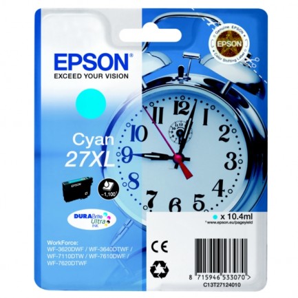 Original Epson Tinte 27XL C / C13T27124012 cyan für C13T27124012