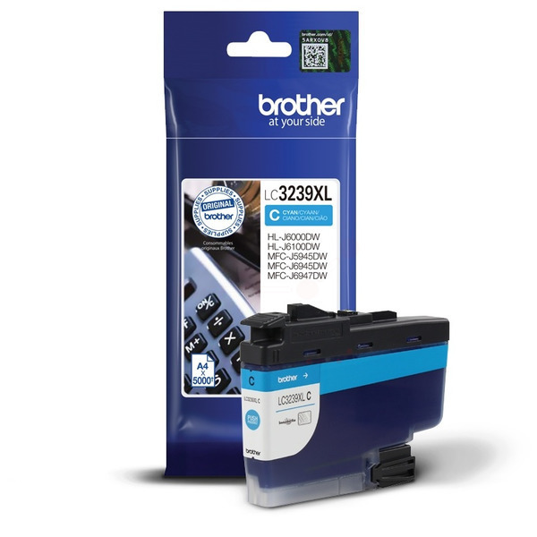 Original Brother Tinte LC-3239 XL C / LC-3239XLC cyan für LC-3239XLC