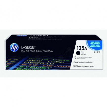 Original HP Toner 125A BK / CB540A schwarz für CB540A
