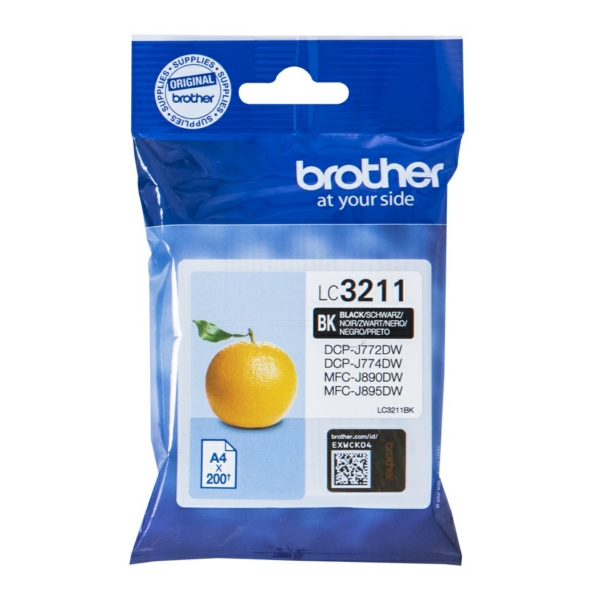 Original Brother LC3211BK Tinte, schwarz für  LC-3211BK