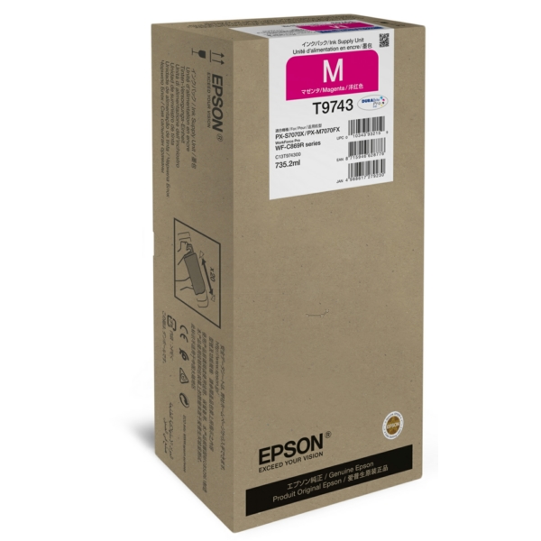 Original Epson Tinte T9743 M / C13T974300 magenta für C13T974300