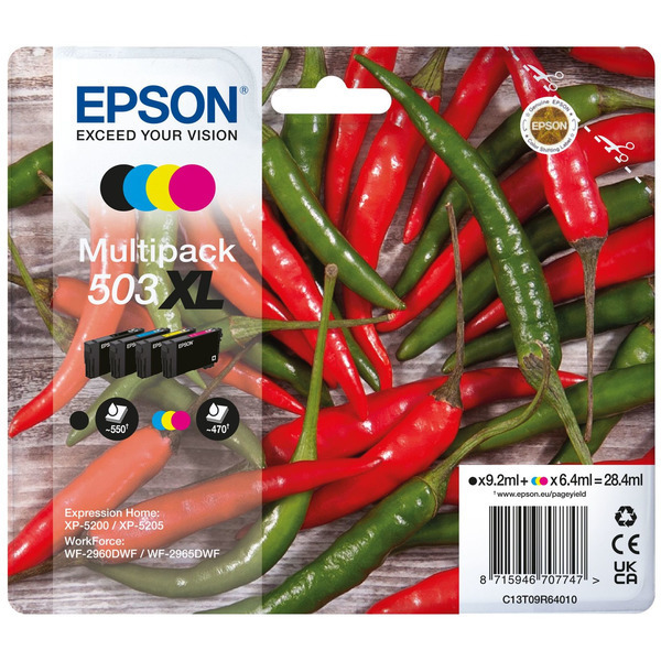 Original Epson Tinte C13T09R64010 / 503XL / C13T09R64010 cyan für C13T09R64010