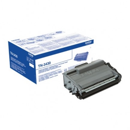 Original Brother Toner TN-3430 BK / TN-3430 schwarz für TN-3430