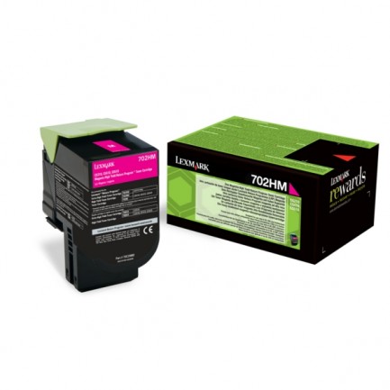 Original Lexmark Toner 702HM / 70C2HM0 magenta für 70C2HM0