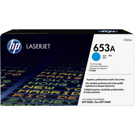 Original HP Toner 653A C / CF321A cyan für CF321A