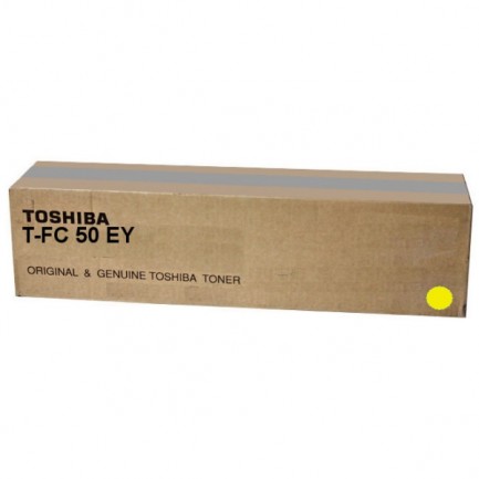 Original Toshiba Toner T-FC 50 EY / 6AJ00000111 gelb für 6AJ00000111