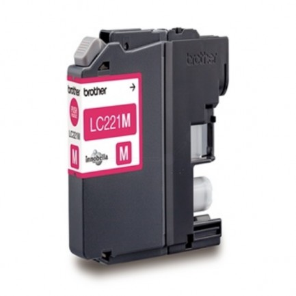 Original Brother LC221M Tinte, magenta für LC-221M
